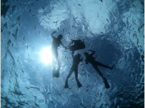 [沖縄·藍洞·浮潛]桅杆藍洞穴浮潛體驗♪攝影免費餵養♪の画像