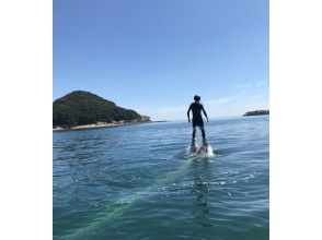 [Nagasaki ・ Isahaya: Even the first person with guidance from an instructor can feel safe ♪ Fly in the sky with water pressure! Jet blades Experienceの画像