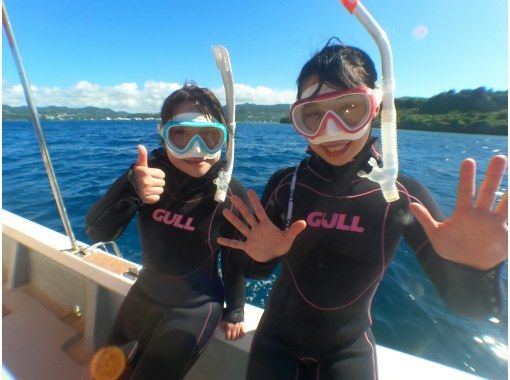 SALE! [Okinawa, Minna Island, Sesoko Island, Nakijin] Boat snorkeling (1 round in the afternoon) Photo and video shoot giftの画像