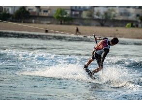 [Hyogo ・ Nishinomiya]Wakeboarding(15 minutes) Safe even for the first time!