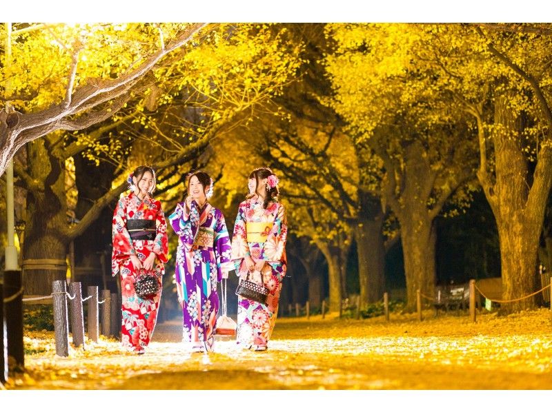 【東京・浅草・着物レンタル】ヘアセット付き!本格着物一式レンタル&着付けプラン