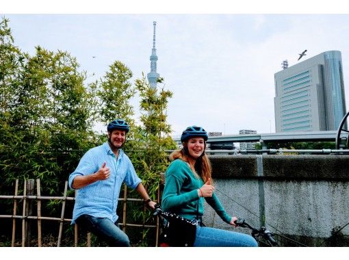 [Tokyo, 23 wards] Tour with a guide! Departing from and arriving at Kanda, Akihabara/Asakusa/Ryogoku course cycling tour (afternoon)の画像