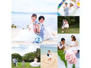 [Okinawa Main island]Naha Course with pick-up! Wedding photograph taken by a professional photographer on a white sandy beach High quality & lowest price