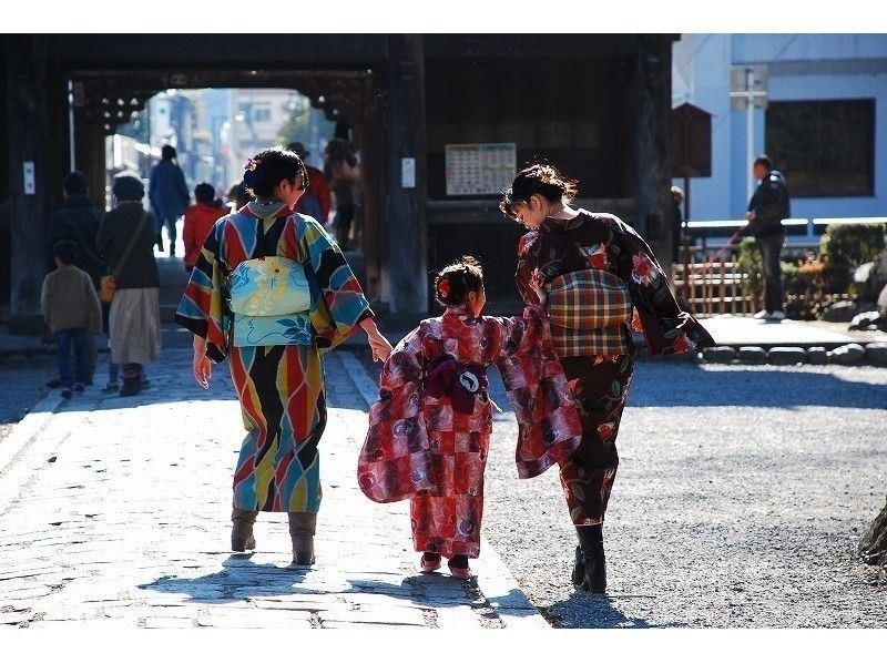 たんぽぽプラン★幼児限定着物★【栃木・足利】着物着付け体験（１日）着物文化にふれてみよう♪