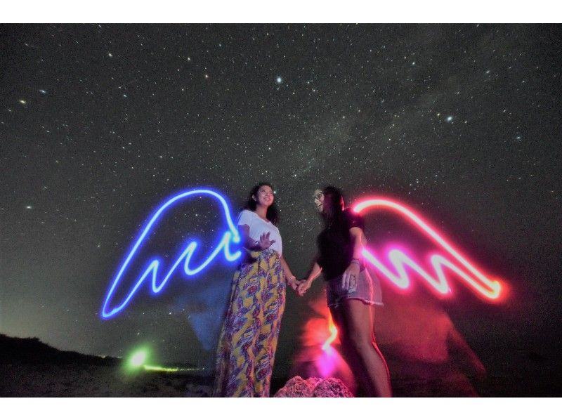 【沖縄・石垣島】期間限定割!通常5000円→3500円!★ペンライトアート×星空観賞フォトツアー