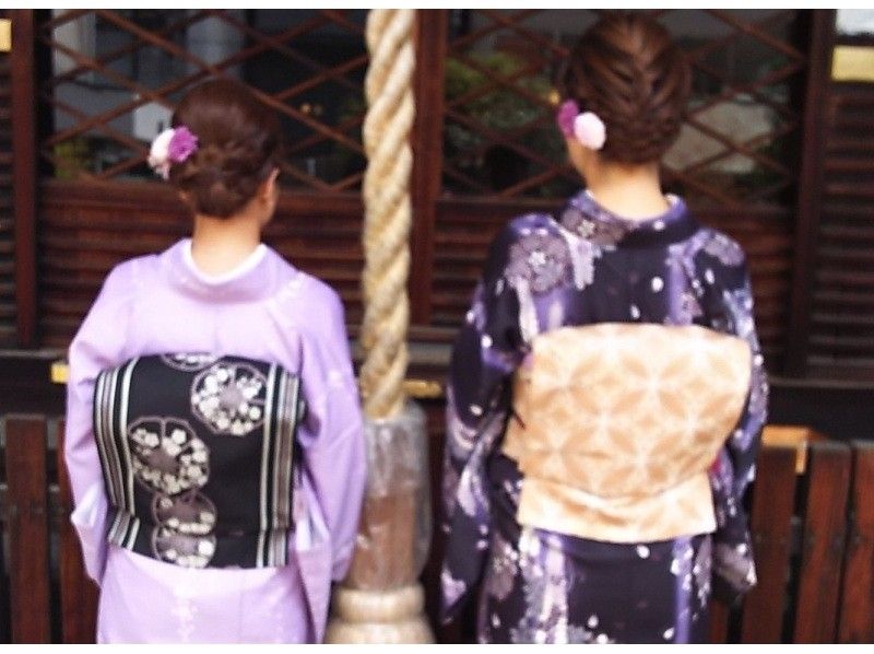 【京都・四条寺町・着物レンタル】プレミアム(大人装い）プラン（手ぶらでOK！）