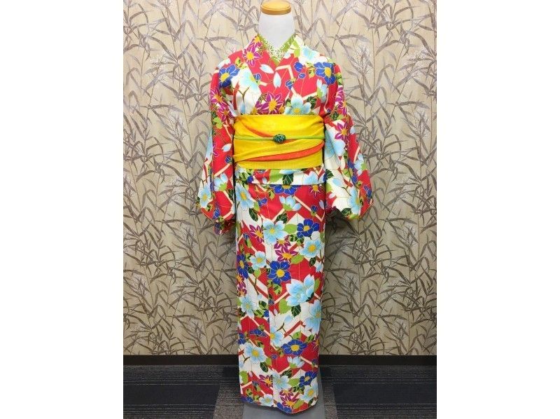 【京都・嵐山】夢京都 嵐山店 着物レンタル フルセットコーディネート