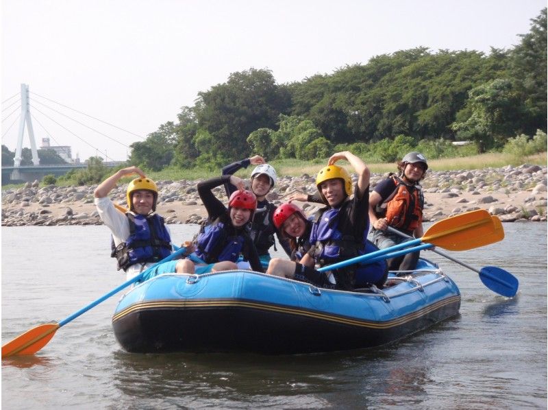 【関東 利根川】春＆秋限定☆ラフティング川下り体験☆伊香保温泉や軽井沢等の行き帰りに！