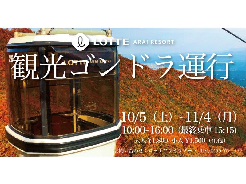 【新潟・妙高】『観光ゴンドラ+アドベンチャーパス』空中散歩に日本最大級のワイヤーアクティビティを独り