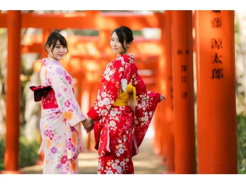 【홋카이도·삿포로]삿포로관광은 기모노를 입고 산책하자! 기모노렌털플랜の紹介画像