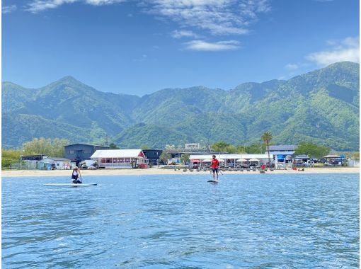 【滋賀・大津】びわ湖・ SUP体験　琵琶湖八景　雄松崎へSUP体験＆クルージング！の画像