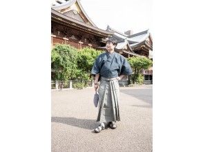 【東京・神田】現代風にアレンジ！着物レンタル（Men's）SAMURAI PLAN