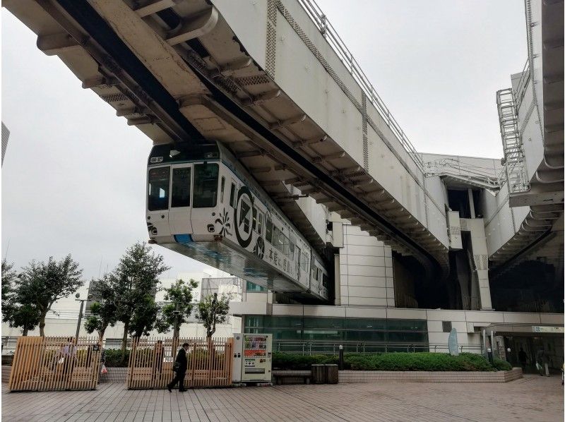 【ギネス認定：訪日外国人に人気】千葉都市モノレール風景と鉄道第一連隊跡