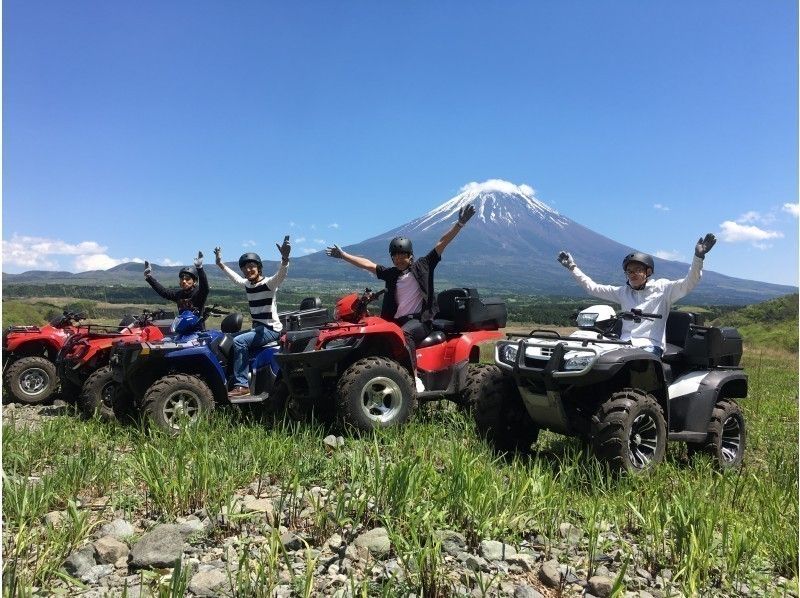 【静岡・富士】ATV使用!四輪バギー体験トレッキングプラン!富士山を眺めて(30分2㌔)