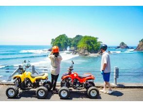 [Kochi, Otsuki Town] 4-wheel buggy spectacular paradise tour [2.5 hours to the sea] Sightseeing x Vehicles x Experience! For the best date or trip! Ride along the coastline and idyllic scenery