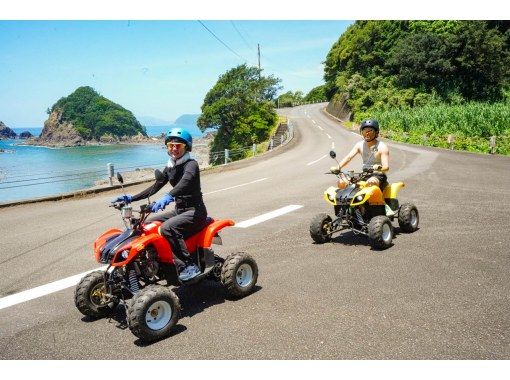 [Kashiwajima/Otsuki Town] 4-wheel buggy spectacular paradise tour [Adventure course 4.5 hours] Sightseeing x rides x experience! For the best date or trip! The plan with the most satisfaction reviewsの画像