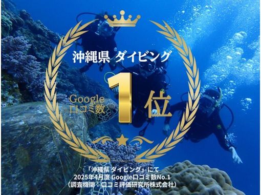 2025年4月度Google口コミ数「沖縄ダイビング」1位！那覇発・半日慶良間諸島・4名以上限定！海ガメに逢える!?カメラ付！体験ダイビングの画像
