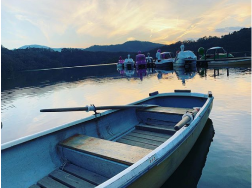 【静岡・伊東】一碧湖畔を眺めながらのんびり体験！ローボートレンタル（30分）の画像