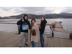 【山梨・山中湖】ドーム船でワカサギ釣り体験プラン！（竿、仕掛け代込み）※土日祝、年末年始は仕掛け代別途要の画像