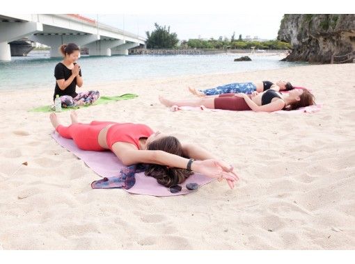 [Okinawa / Naha] Morning yoga / sunset yoga at the only beach in Nahaの画像