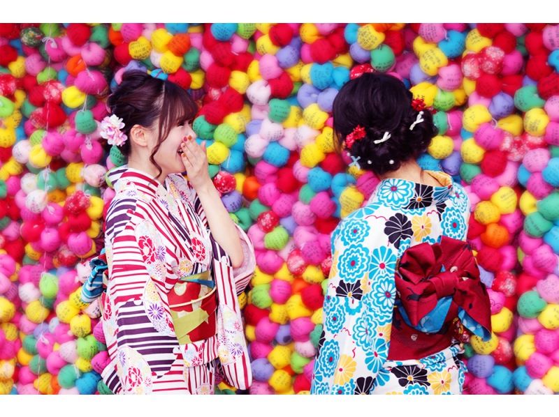 京都 祇園 着物レンタル ☆New☆90分限定『短時間レンタル版』スタンダードプラン カップル・女性におすすめ！ アクティビティジャパン