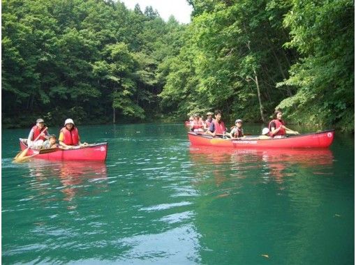 [Nagano / Omachi Canadian Canoe] Rental Enjoy a cruise on Lake Aoki with outstanding transparency-の画像