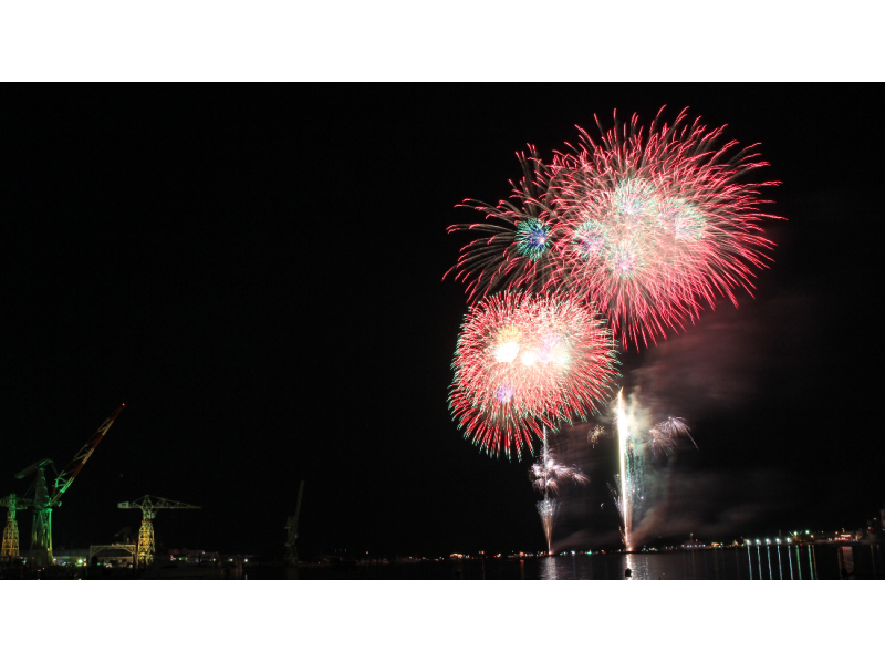 [Miyagi Shiogama] Shiogama Fireworks Boat Picnicの紹介画像
