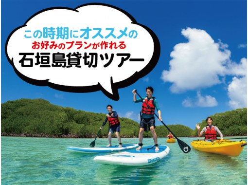 《限定》【石垣島】☆貸切プライベート☆撮影付ツアー！絶景川平湾、青の洞窟、SUP、カヤックなどみ合わせは自由！　送迎無料☆　　　PVの画像