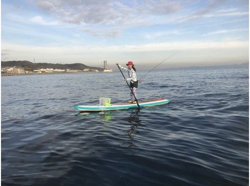 Complete one-on-one private (one person) "SUP fishing 3 hours plan"の画像