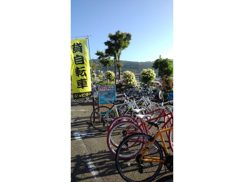 レンタル自転車で山中湖一周の紹介画像