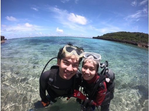 A very popular tour! [Okinawa/Miyakojima]《Hot shower available》2 consecutive beach experience diving! Completely reserved and beginners welcome♪の画像