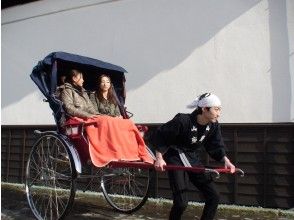 [Niigata Kamo] "Dine at a cafe and experience riding a rickshaw"