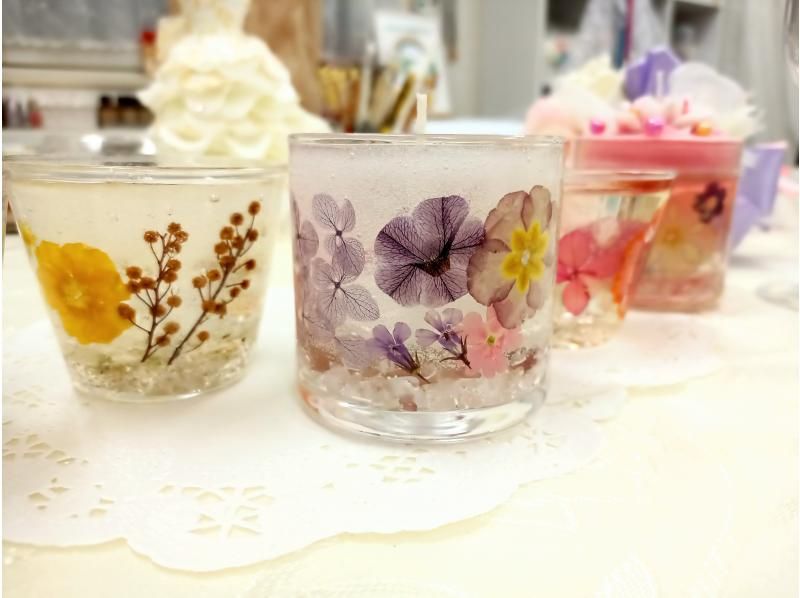 お部屋でまったりお花見気分【お花見ボタニカルキャンドル！】人数割引有・お一人参加ok  スーパーサマーセール実施中 の紹介画像