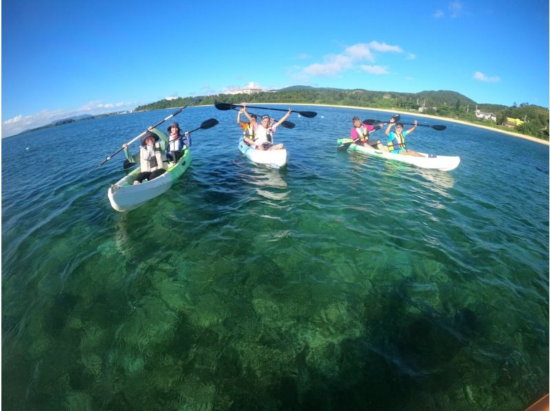 [Only available in summer from April to October, Onna Village] 2 people to 3 years old OK! Sea kayaking in Onna Village from in front of the resort hotelの紹介画像