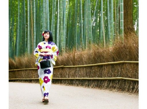 品牌浴衣套餐♪新款浴衣到货啦。这个夏天，穿着浴衣去京都吧！の画像