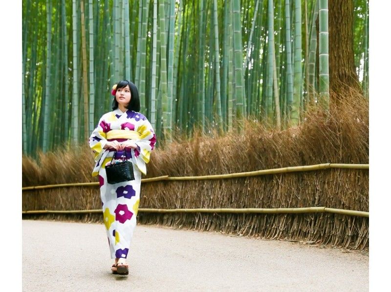 品牌浴衣套餐♪新款浴衣到货啦。这个夏天，穿着浴衣去京都吧！の紹介画像