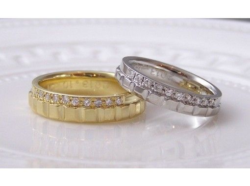 ⑤ブラックプラン カップルに最適 ふたりで工房貸切１日２組限定！世界に２つの「ペアリング作り」カップルに最適の画像