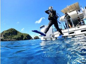 [Naha-Onna village pick-up OK] ★ Safe and secure with a small number of people!  2 Boat Fun Diving ★