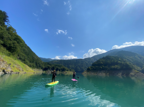 [Shizuoka・Shimada] Let's go to the secret base! ! Fully reserved for 3 or more people ⭐︎ Lake Sesso SUP tour ★ 《Snacks included》