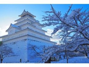 [Go To Travel活動中止對象] [福島縣會会津若松]定期的旅遊巴士鶴見城和大內旅館的巴士觀光冬天