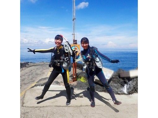 [Tokyo / Izu Oshima] Beginners are welcome! Enjoy the sea on the island closest to Tokyo Safe and secure 2 beach fun Diving!の画像