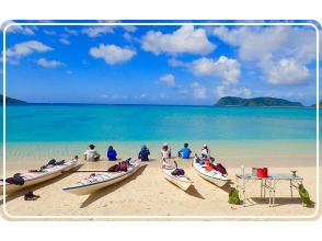 【沖縄・西表島】シーカヤックで海旅ツアー！水落の滝＋絶景イダの浜！手ぶらＯＫ！（昼食付き）