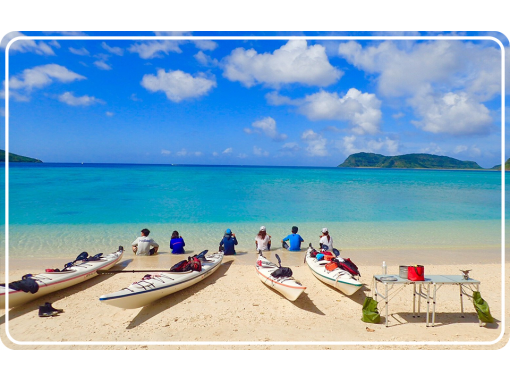 【沖縄・西表島】シーカヤックで海旅ツアー！水落の滝＋絶景イダの浜！手ぶらＯＫ！（昼食付き）の画像