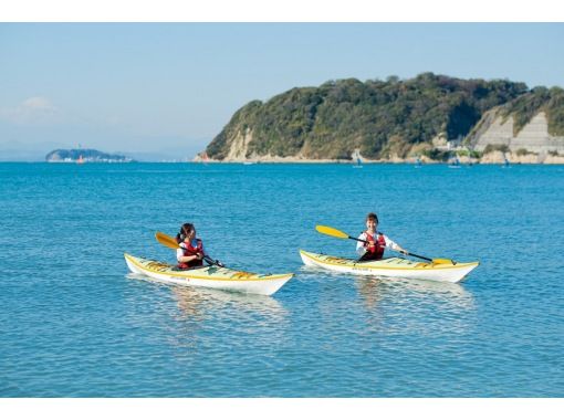 [Shonan/Zushi/Kayak] Luxurious sea kayaking half-day experience at a members-only resort facility★Bath towels provided. Comes with 1 drink and photo data present.の画像