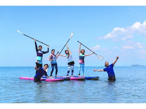 ★Beginners welcome [Shonan, Zushi, SUP] Fully equipped changing room amenities, bath towels provided. Half-day SUP experience at a members-only resort facility ★ Includes photos and drink serviceの画像