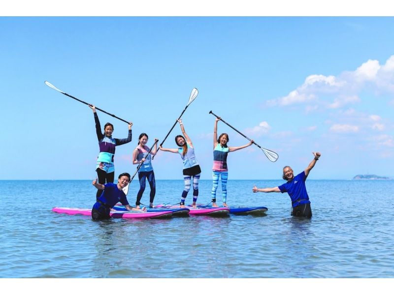 【湘南・逗子・SUP】少人数制だから安心。スタンドアップパドルボード体験（半日コース）
