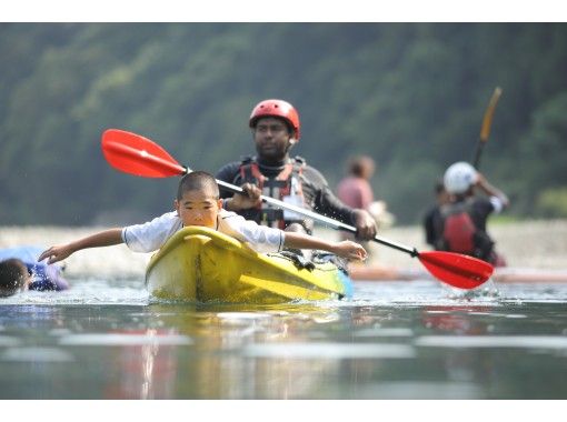 [Wakayama / Koza River] Canoeing & river play experience (half-day 3-hour course) Recommended for families with children!の画像
