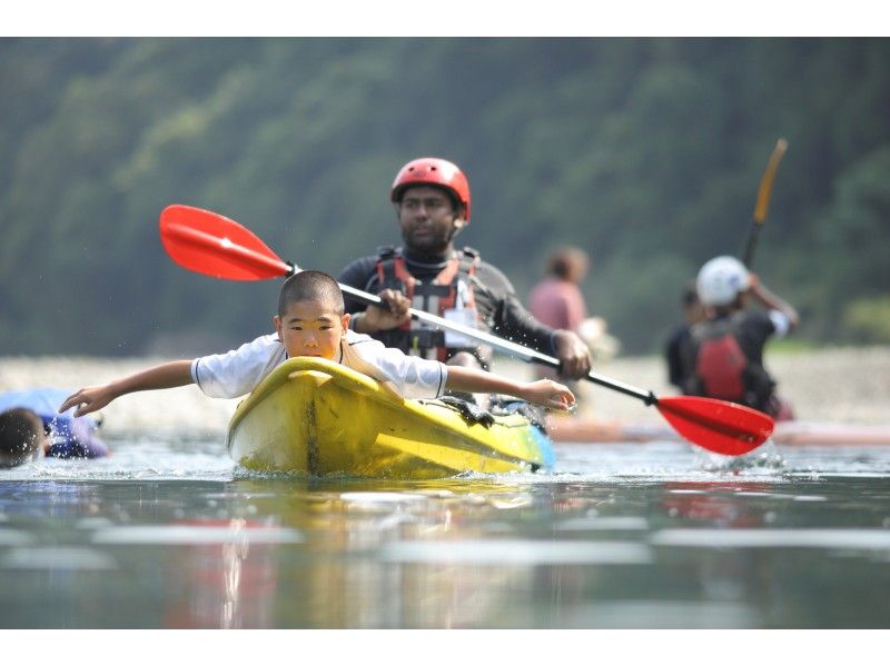 [Wakayama / Koza River] Canoeing & river play experience (half-day 3-hour course) Recommended for families with children!の紹介画像