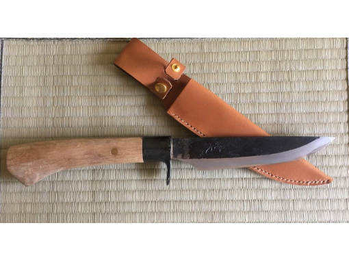 [Kyoto Kameoka] Experience swordsmithing in Oku-Kyoto! Authentic Japanese-style knife making experience-half-day course- <Shodai Tantoba>の画像