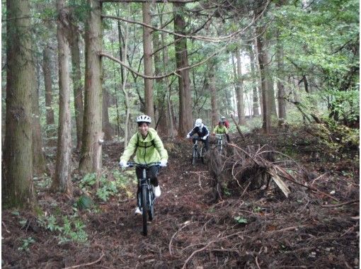 【榛名山麓／群馬 関東】マウンテンバイク自転車・MTBやまみち体験『榛名山麓林道ライド』アウトドア外遊び＆フィットネス　◎秋の紅葉〜冬ツアーの画像